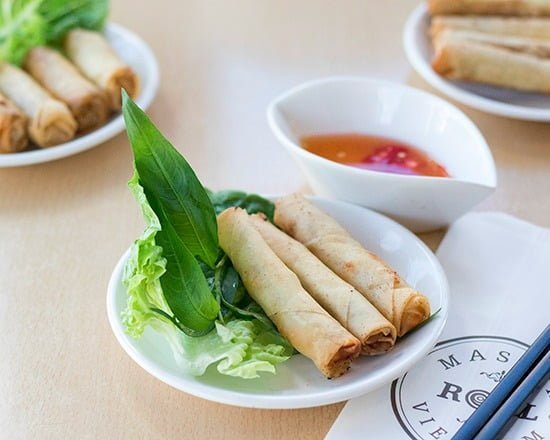 Spring Rolls with Crab and Prawn