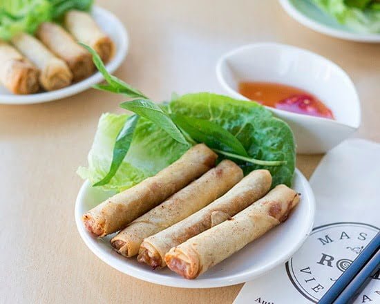 Spring Rolls with Pork and Chicken